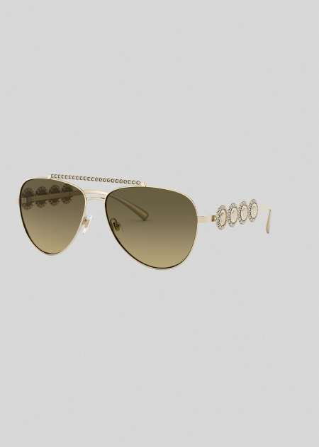 Ochelari de Soare Versace Signature Medusa Pilot Dama | NKMPBLW-70